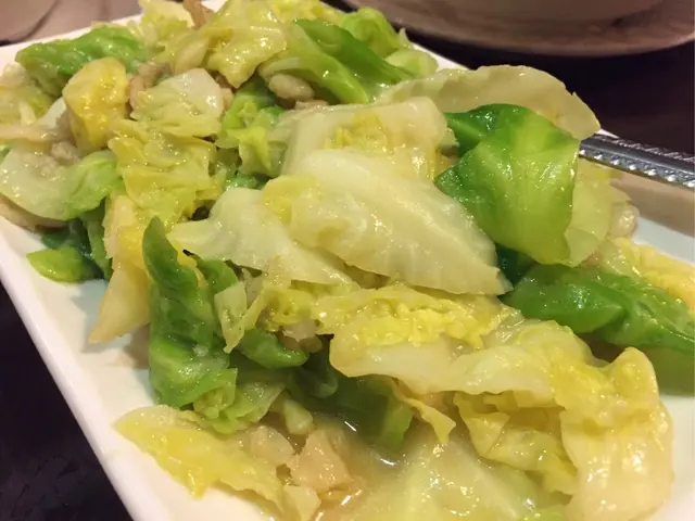 呢個就好D啦!馬介休既味逼左入椰菜度,咸咸地又甜甜地,幾好,唔錯唔錯!