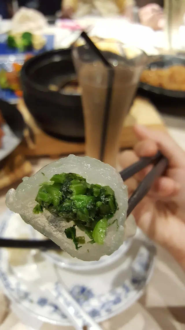 水晶菜苗餃
