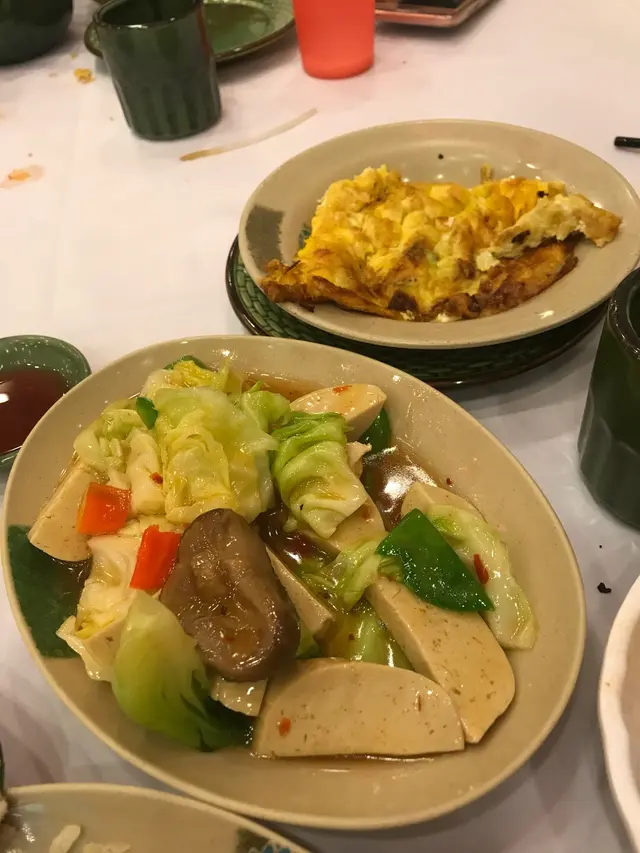 回鍋肉，涼瓜煎