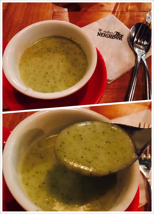 是日餐湯-西蘭花忌廉湯(評分3.5/5)