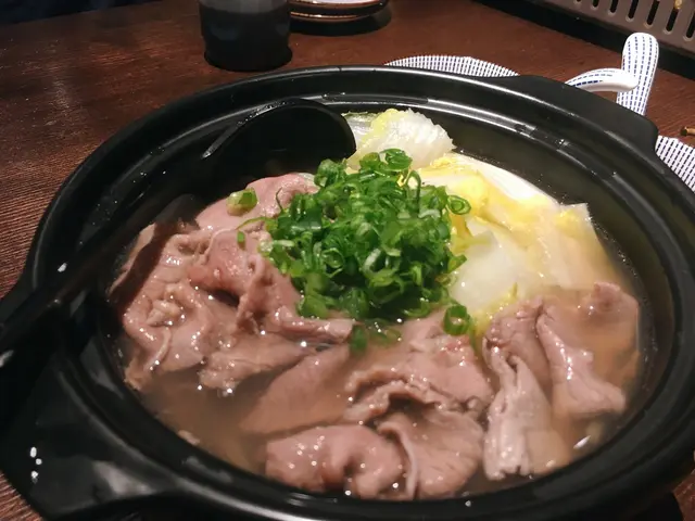 野菜牛肉鍋燒烏冬