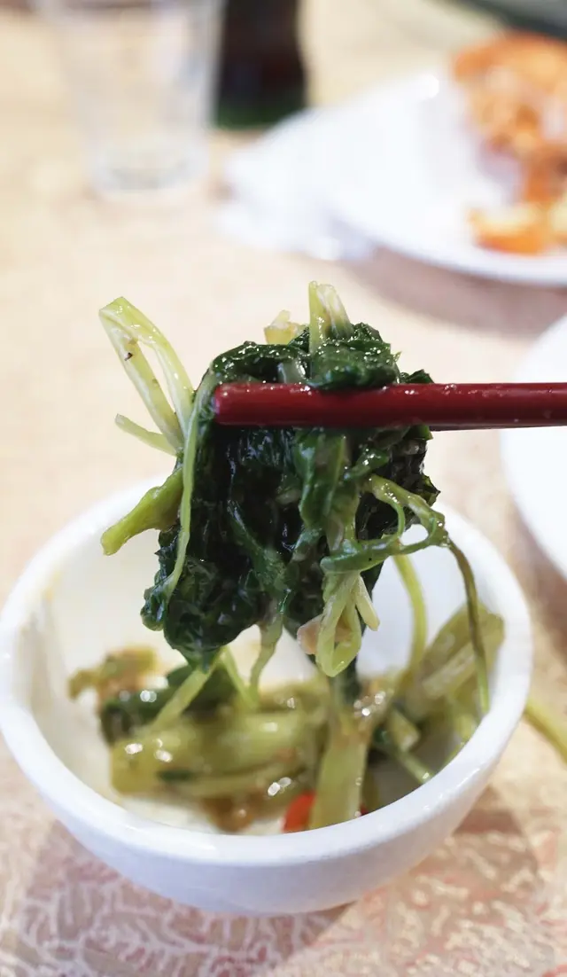 通菜炒得剛好又不會過腍