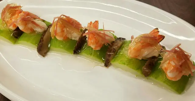 金絲翡翠鳳尾蝦