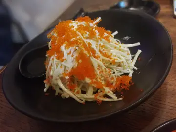 蟹籽沙律