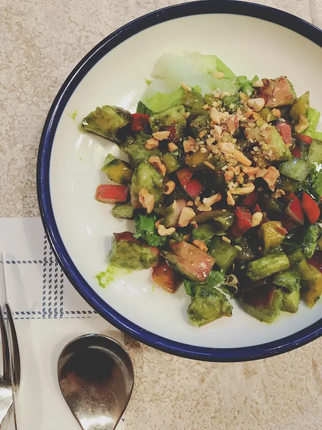 有草青味的沙律🙊