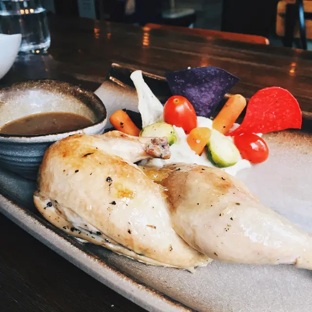 柚子蜜燒春雞配蜜糖芥末燒汁