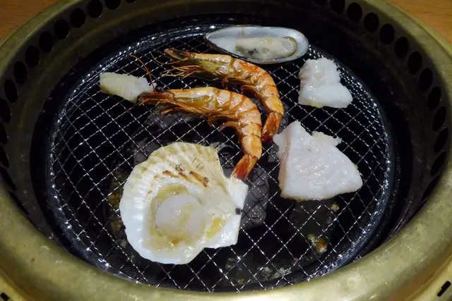 烤什錦海鮮拼盤