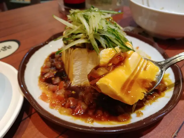 皮蛋凍豆腐