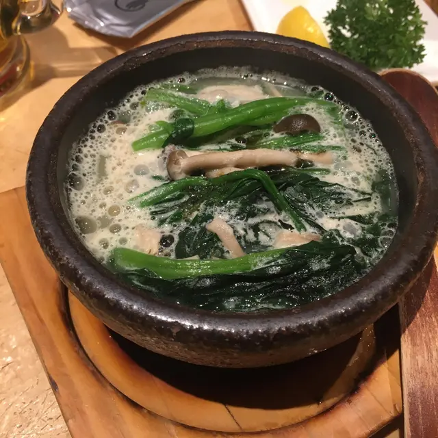 豚骨菠菜湯