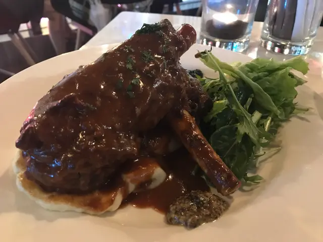 Slow  Cook  Lamb  Shank  with  Mash  Potato