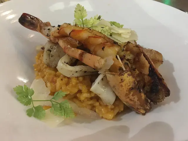 烤海鮮夏葫瓜番茄義大利飯