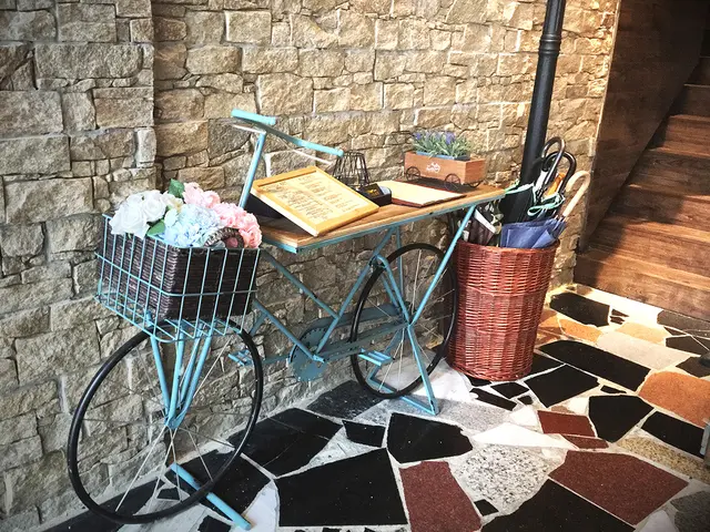 一進門便看到這架別緻小單車!