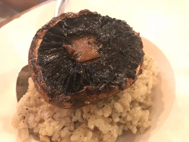 黑松露燒大啡菇意大利飯