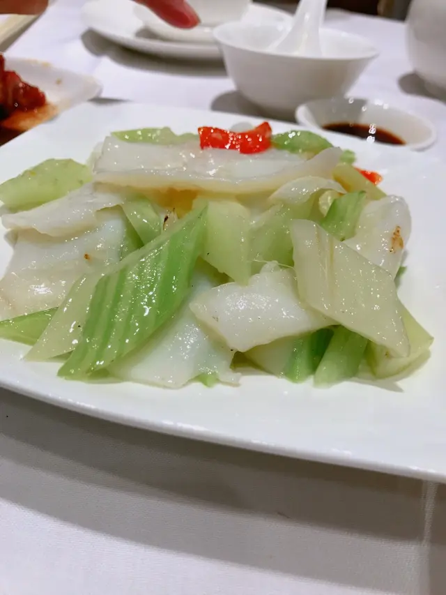 西芹炒鮮魷