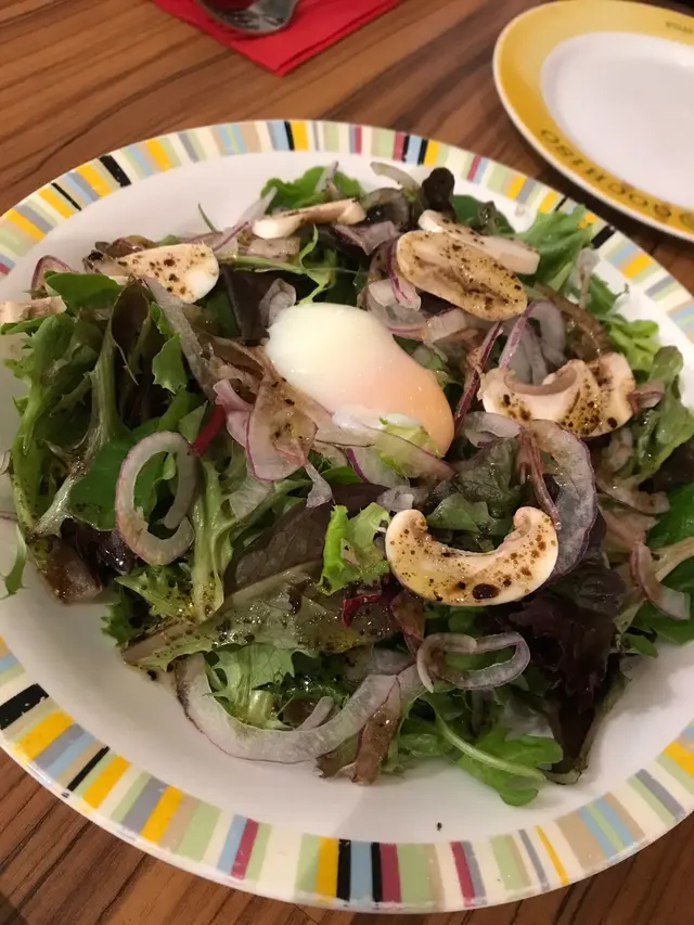 BB羅馬生菜蘑菇黑醋沙律