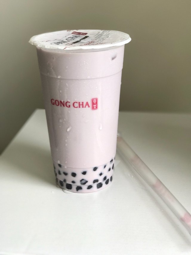 Taro milk tea with pearls Gong Cha s photo in Central Hong Kong