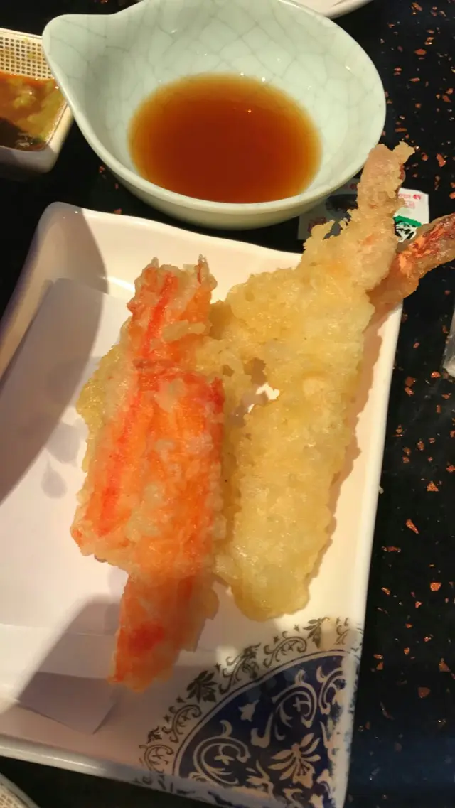 虎蝦天婦羅,松葉蟹棒天婦羅