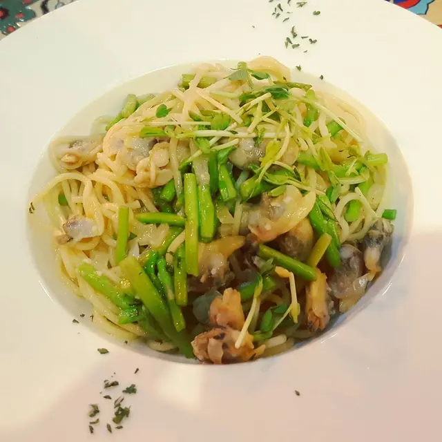 香蒜蜆肉意大利粉