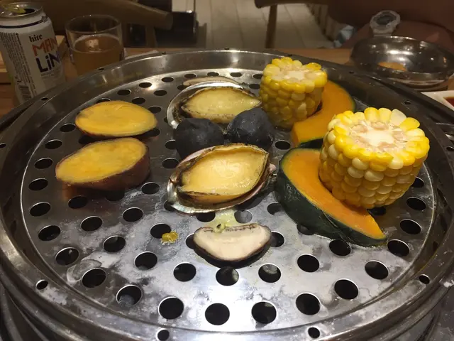 鮑魚、南瓜蕃薯