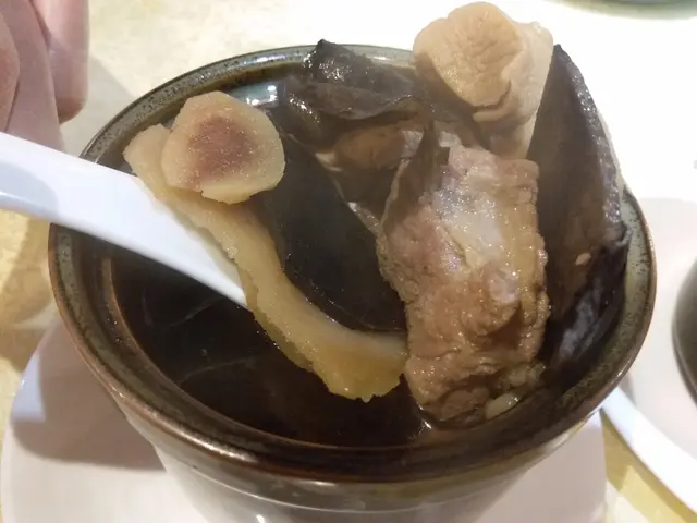 原盅燉鮮土茯苓鑽地老鼠黑毛豚肉湯