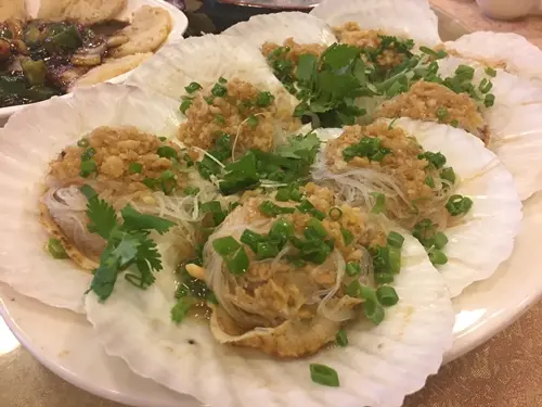 蒜蓉粉絲蒸扇貝