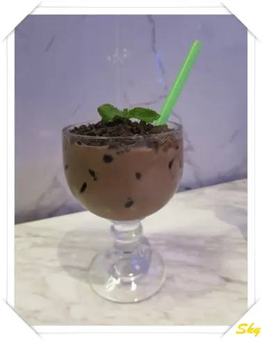盆栽特濃朱古力珍珠