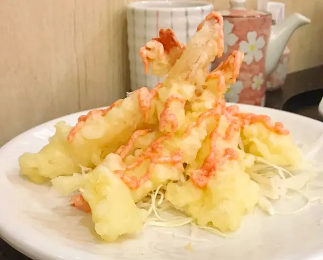 明太子醬天婦羅炸蝦