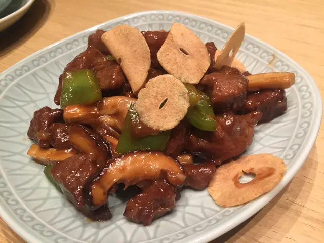 雜菌炒牛仔粒