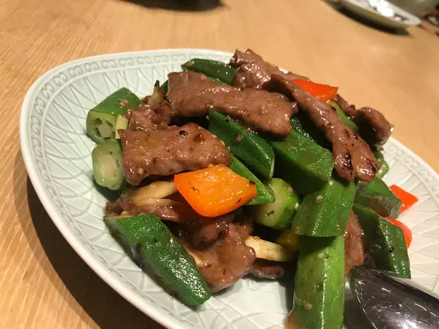 秋葵炒牛肉