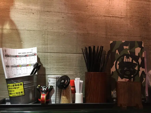 連調味架也擺放了幾隻熊本熊🐻作伴，好可愛呢！
