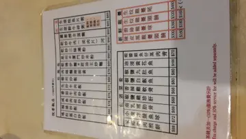 餐牌-2017年9月