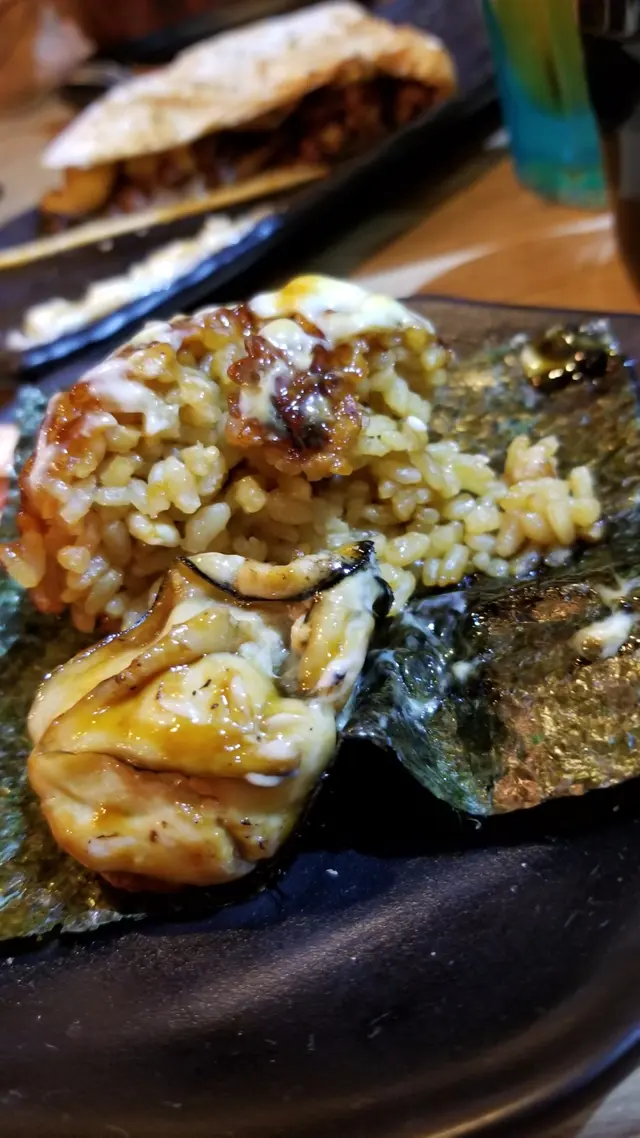汁燒鮮蠔燒飯糰