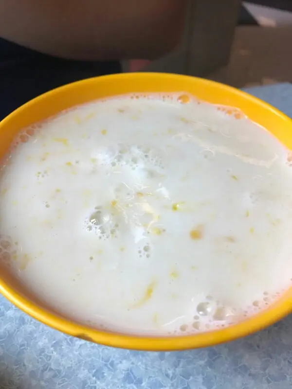 熱豆漿加蛋