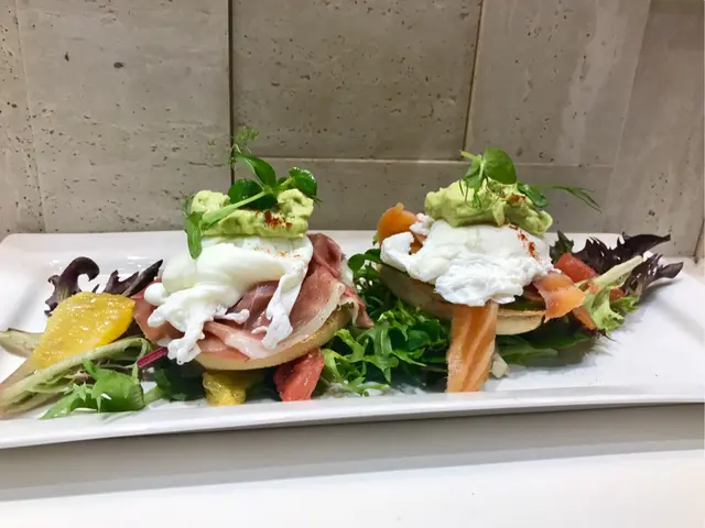 Eggs Benedict, Avocado Dressing