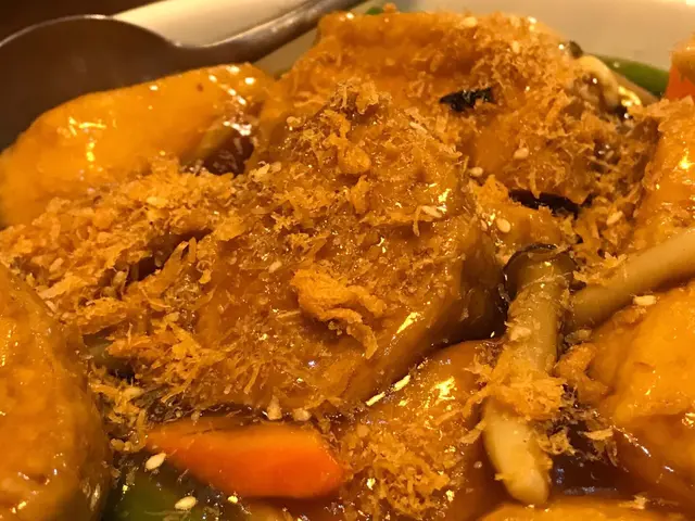 靈芝菇肉鬆豆腐