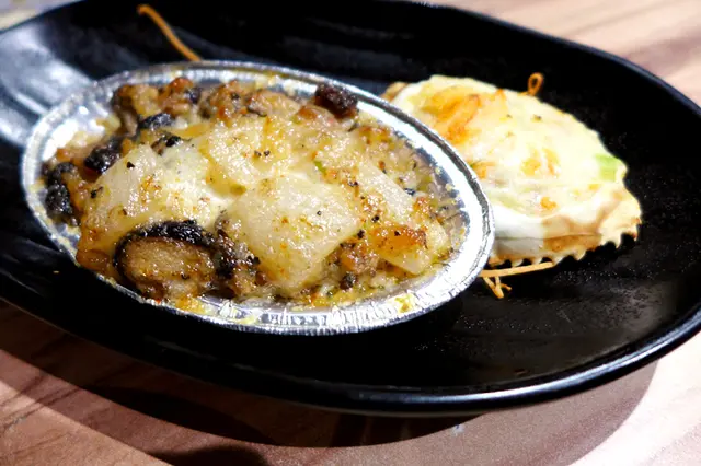 焗蠔北海燒、焗迷你蟹蓋