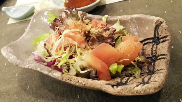 芝麻醬蕃茄沙律