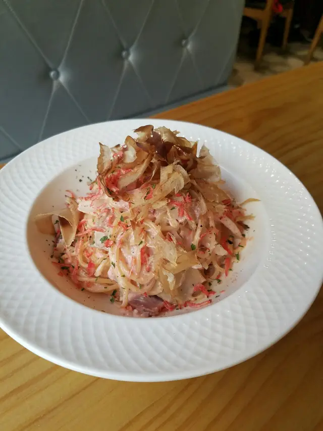 櫻花蝦明太子煙肉意大利麵(LUNCH SET)