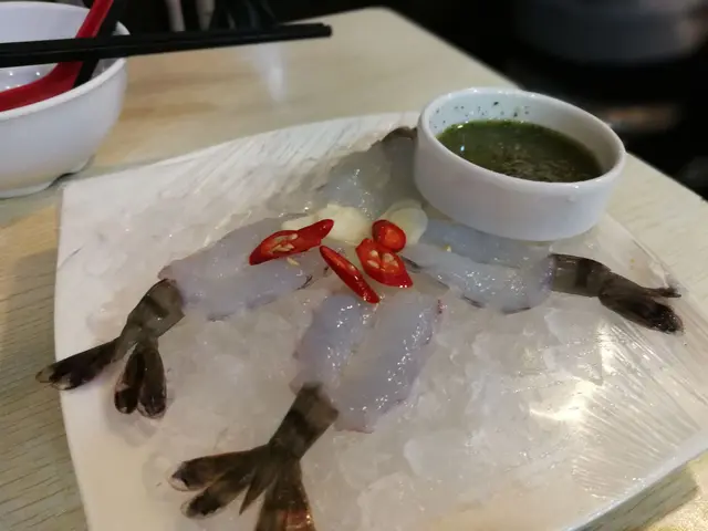 我地就係加左１蚊生蝦！生蝦新鮮，肉質實在又彈牙！