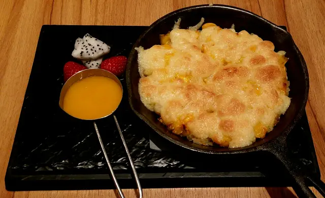 脆焗芒果糯米金寶