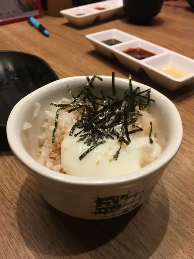 温泉蛋紫菜飯