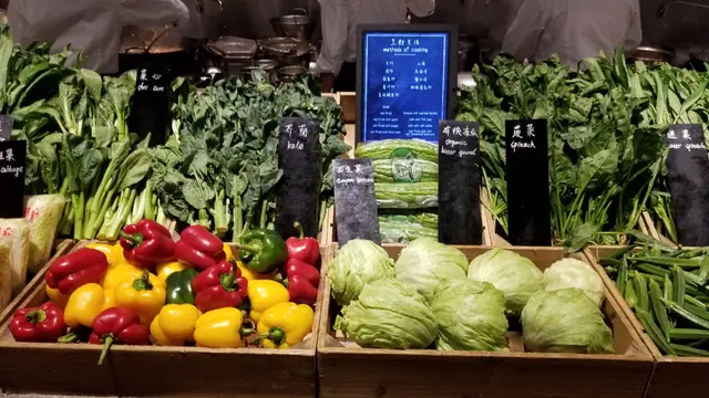 好多蔬菜選擇呀~!