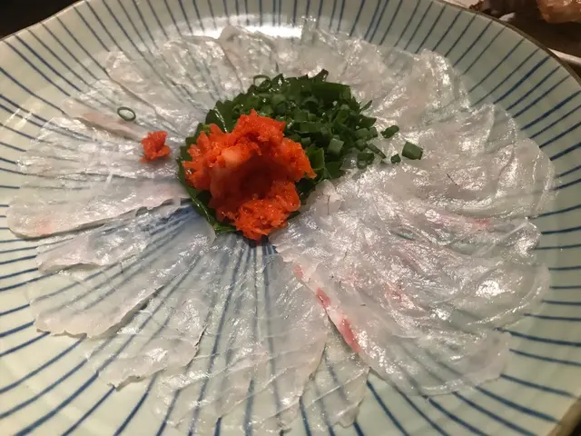 鯛魚薄切刺身