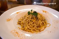 黑松露野菌蜆肉意炒粉