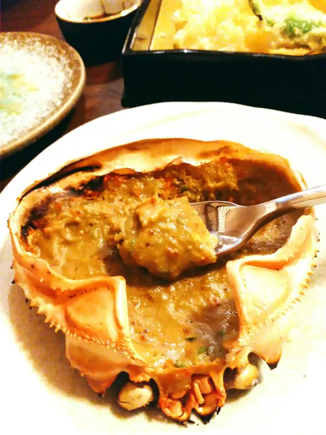 黃金蟹膏甲羅燒