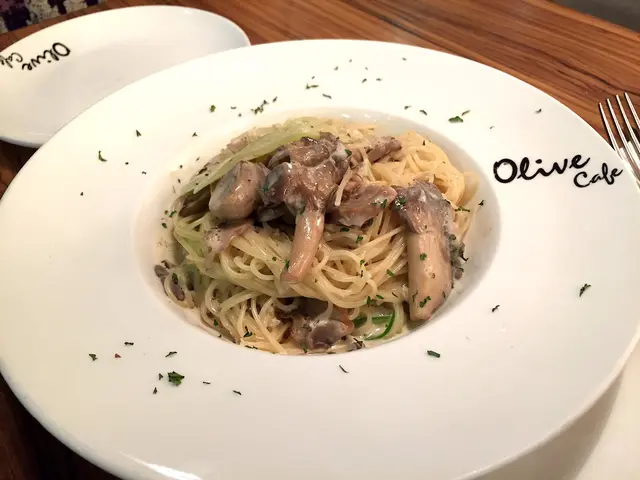 野菌天使麵配黑松露菌忌廉汁