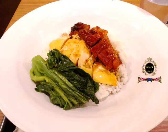 白切雞叉燒飯