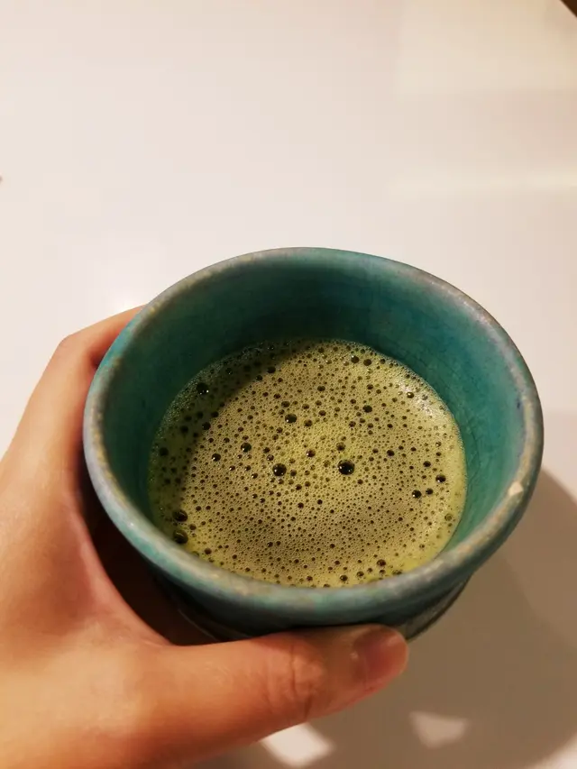 抹茶配黑糖蕨餅真係最佳配搭呀