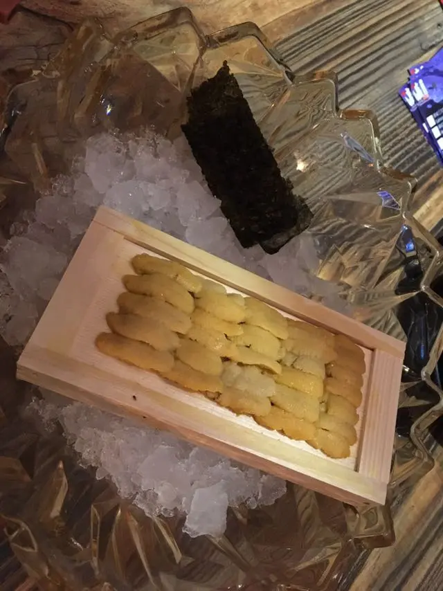 海膽刺身,勁鮮甜!