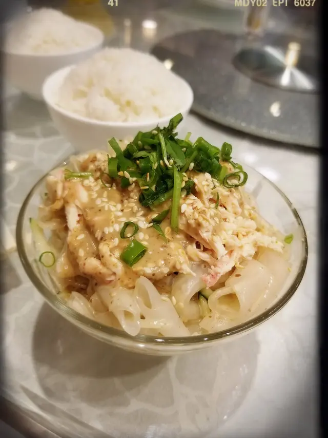 雞絲拌粉皮（$48）